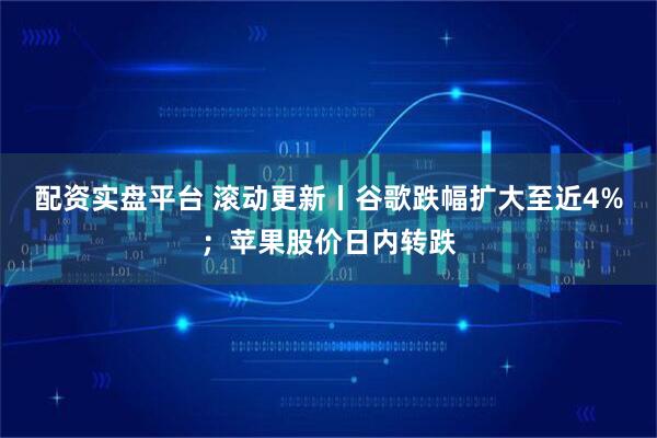 配资实盘平台 滚动更新丨谷歌跌幅扩大至近4%；苹果股价日内转跌